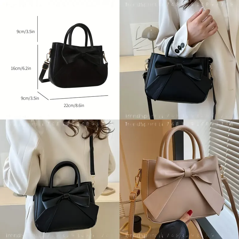 Элегантная черная сумка с бант – обзор и цена Women'S Bags Handbags