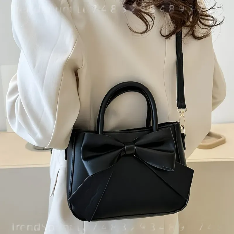 Элегантная черная сумка с бант – обзор и цена Women'S Bags Handbags