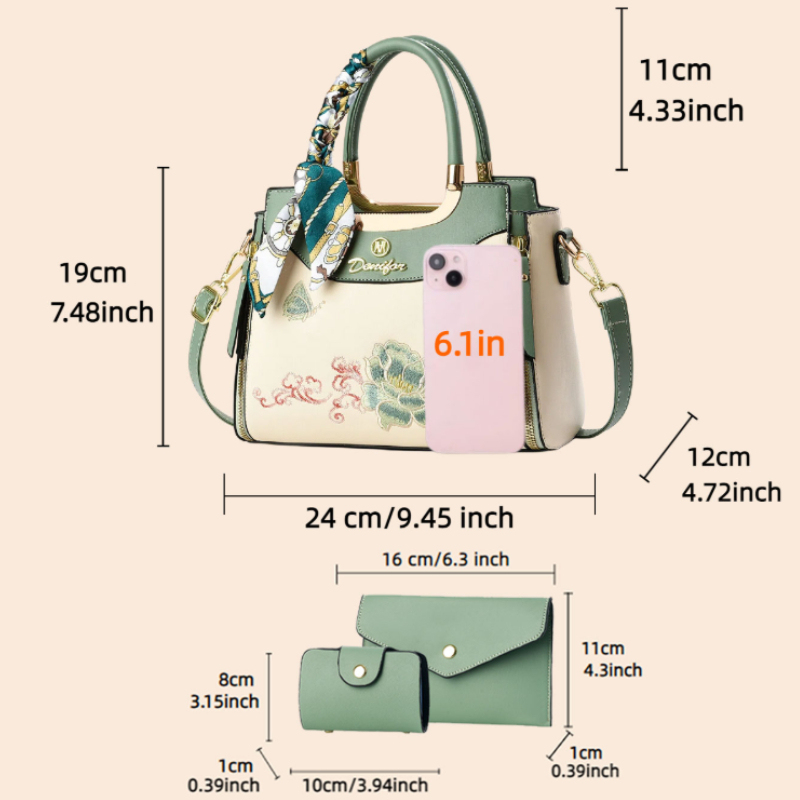 Набор из 3-х предметов: вышита – обзор и цена Women'S Bags Handbags